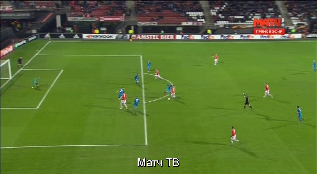 Ben Rienstra Goal HD - AZ Alkmaar	1-0	Zenit Petersburg 08.12.2016 HD