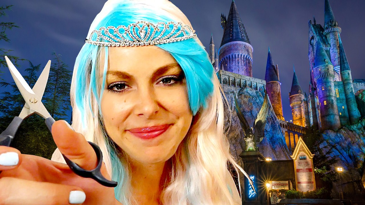 ASMR Hair Cut Roleplay! Kidnapped by Fantasy Princess Binaural Hair Brushing Scissor Sounds