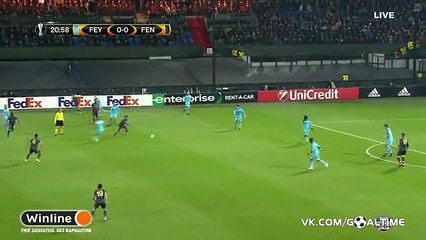 Moussa Sow Goal HD - Feyenoord 0-1 Fenerbahce - 08.12.2016  Europa League