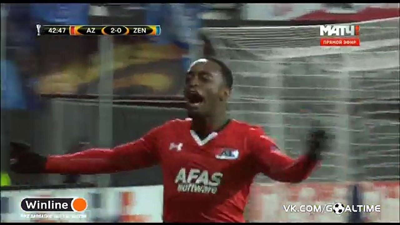Ridgeciano Haps Goal HD - AZ Alkmaar 2-0 Zenit Petersburg -08.12.2016  Europa League