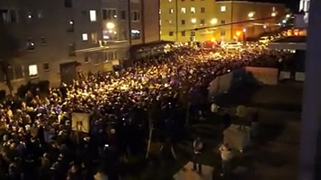 Les fans de Schalke à Salzburg
