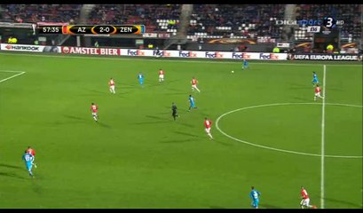 Giuliano Goal HD - AZ Alkmaar 2-1 Zenit Petersburg - 08.12.2016