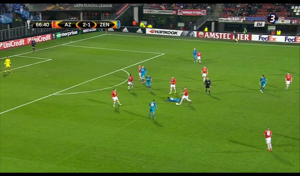 Muamer Tankovic Goal HD - AZ Alkmaar 3-1 Zenit Petersburg - 08.12.2016