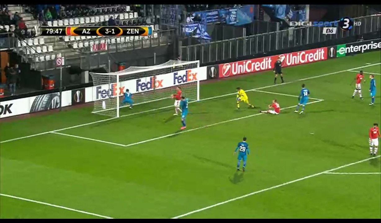 (Own goal) Wuytens S. HD - AZ Alkmaar 3-2 Zenit Petersburg - 08.12.2016