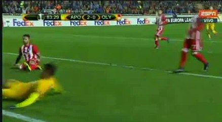 Igor de Camargo Goal HD - APOEL	2-0	Olympiakos Piraeus 08.12.2016
