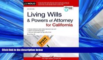 FAVORIT BOOK Living Wills and Powers of Attorney for California (Living Wills   Powers of Attorney