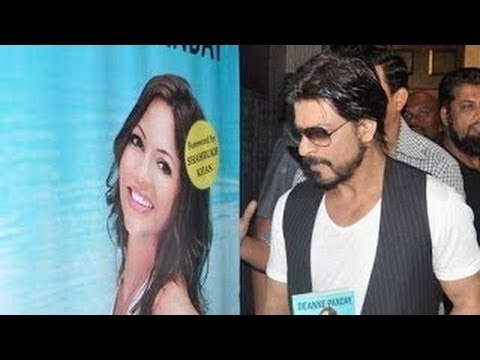 Shahrukh Khan Unveils Deanne Panday's Book Shut Up and Train !