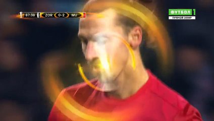 Zlatan Ibrahimovic Goal HD - FK Zorya Luhansk	0-2	Manchester United 08.12.2016