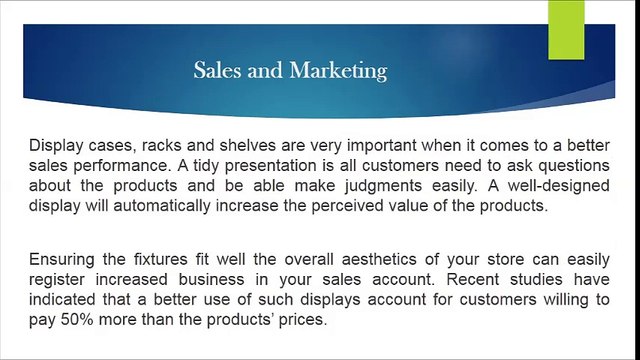 7 Important Benefits of Selling Your Products with Retail Fixtures