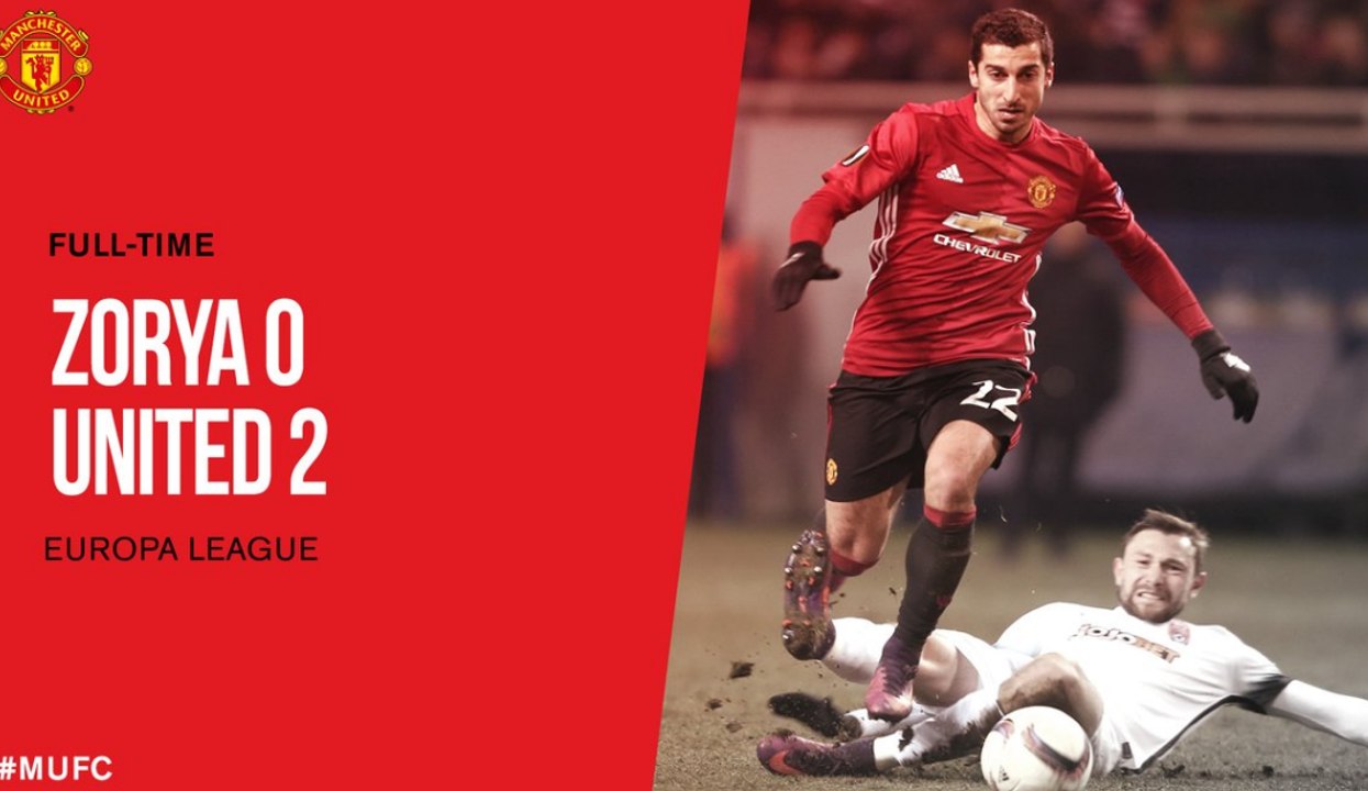 Zorya Luhansk0-2 Manchester United