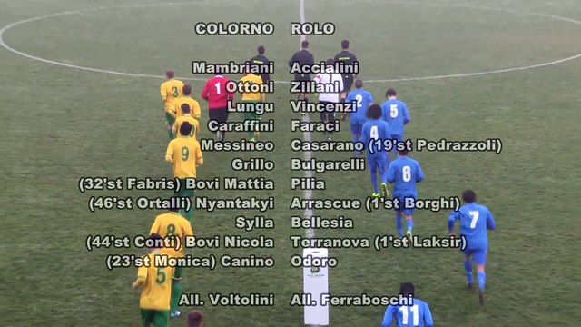 Coppa Italia Eccellenza: Colorno - Rolo 2-1, highlight e intervista a mister Voltoli