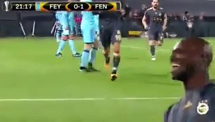 Feyenoord VS Fenerbahce 0-1 Highlights (Europa League) 08⁄12⁄2016