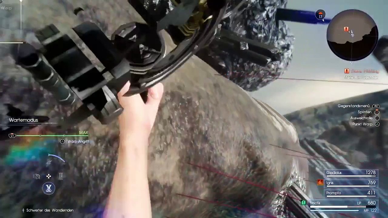 Final Fantasy XV - Titans Prüfung - Gameplay Walkthrough (No Commentary)