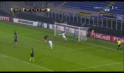 Lukas Marecek Goal HD - Inter 1-1 Sparta Prague - 08.12.2016