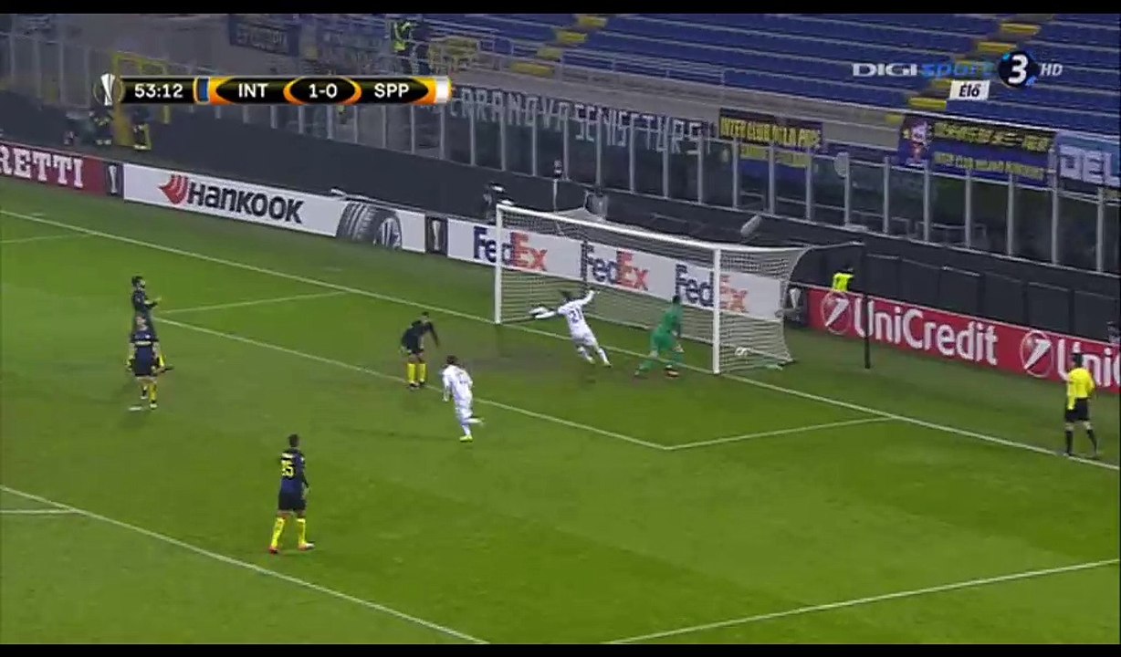 Lukas Marecek Goal HD - Inter 1-1 Sparta Prague - 08.12.2016