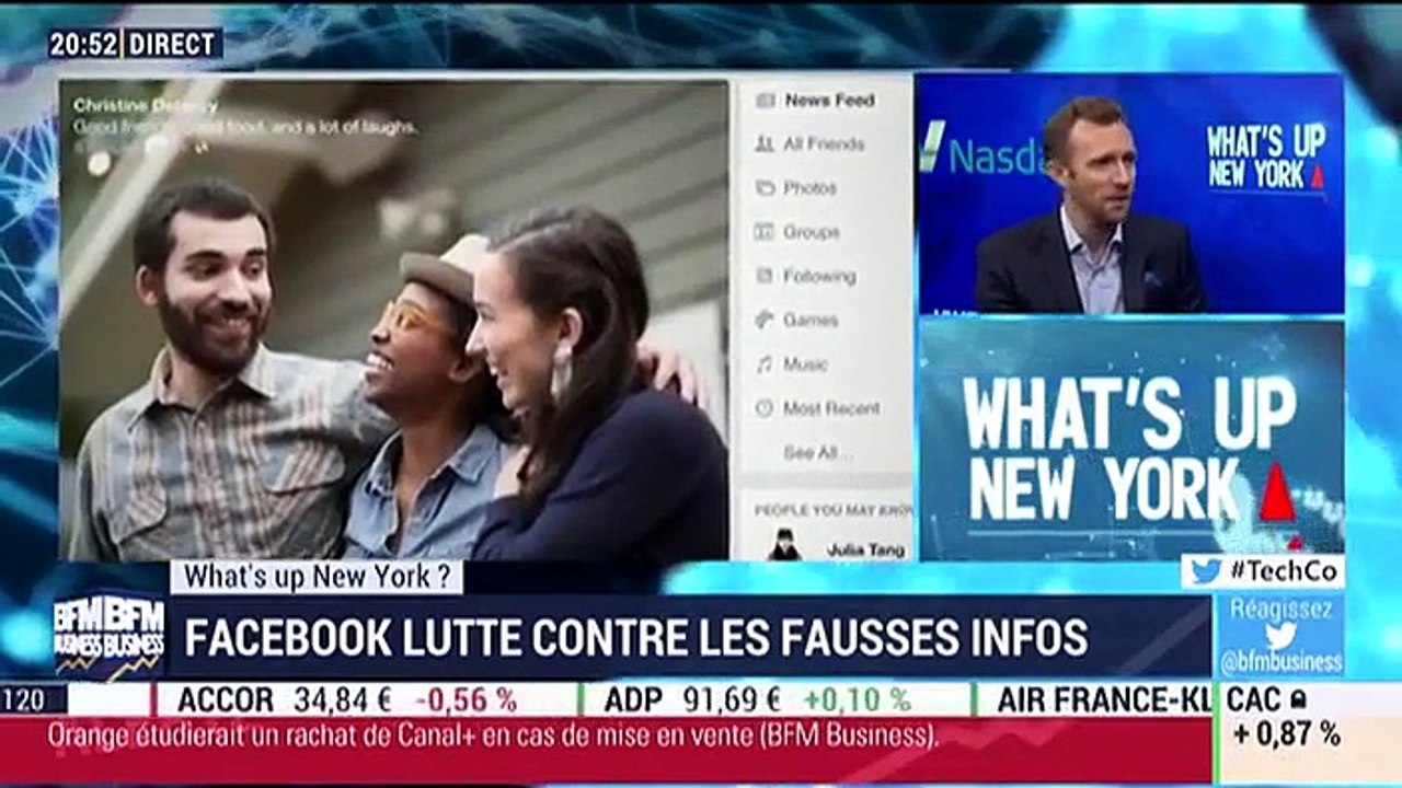 What's Up New York: Facebook lutte contre les fausses infos - 08/12