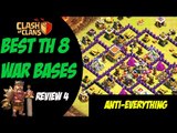 Anti-everything TH 8 War Base | Best TH 8 War Base Design #4 | Clash of Clans