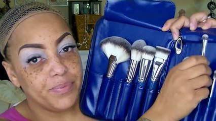 Before & After BEAUTY ON A BUDGET MAKEUP TUTORIAL Full Face & KINKY HAIR