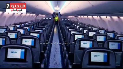 ننشر أول فيديو لطائرة "مصر للطيران" ضمن صفقة الـ"بوينج" الجديدة