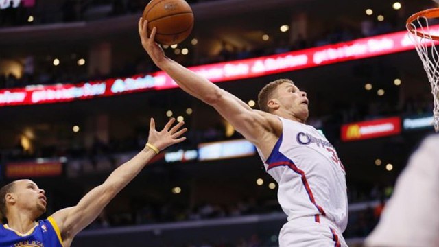 Blake Griffin DUNKS All Over Draymond Green