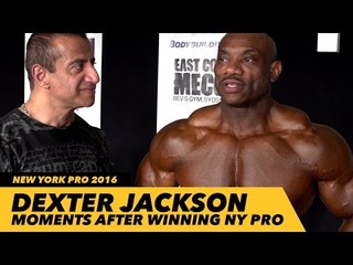 Dexter Jackson Interview: Moments After Winning New York Pro | New York Pro 2016