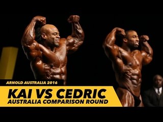 Kai Greene vs Cedric McMillan Comparison Round | Arnold Classic Australia 2016