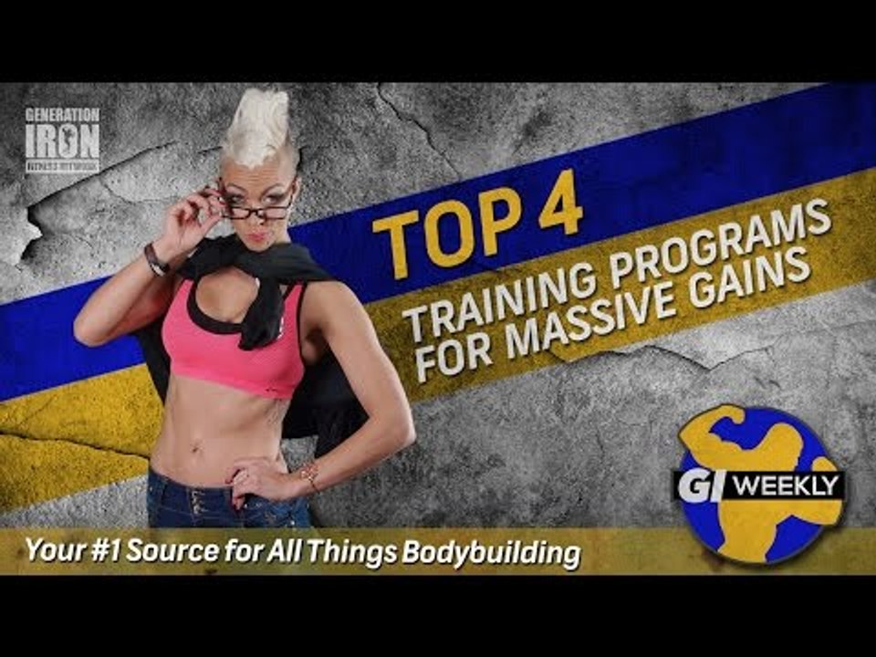 Top 4 Bodybuilding Programs For Massive Gains | GI Weekly