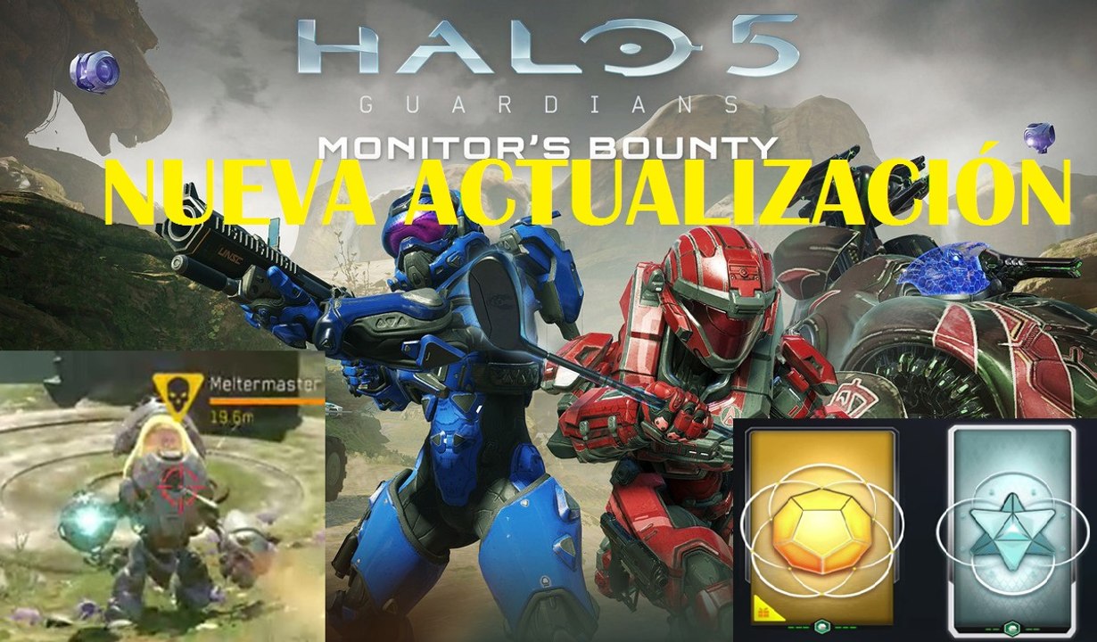HALO 5 GUARDIANS: NUEVA ACTUALIZACIÓN "MONITOR´S BOUNTY", NUEVO REQ PACK