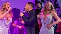 Mariah Carey Risks Major Nipple Slip During Performance with John Legend