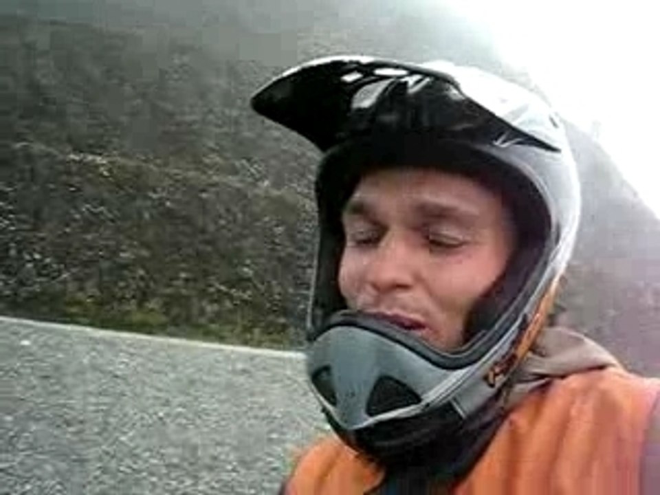 Au départ de la route de la mort