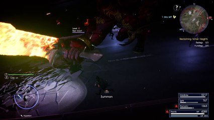 FINAL FANTASY XV - Shiva vs Red Giant