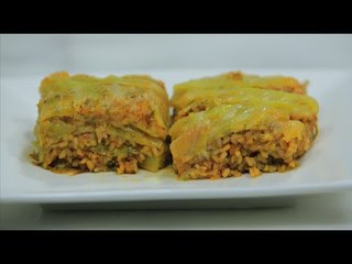 صينية محشي كرنب  | نجلاء الشرشابي