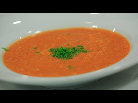 شوربة طماطم بالشوفان مشبعة | سالي فؤاد