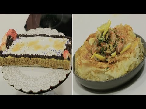 فطيرة سي فود بالجلاش - سويت بانز - تارت مارشيميللو | نص مشكل حلقة كاملة