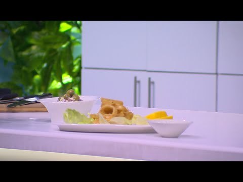 كاليماري مقرمش - سلطة خس وكرنب بالمايونيز | شبكة و صنارة حلقة كاملة