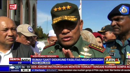 TNI Dirikan RS Lapangan di Pidie Jaya