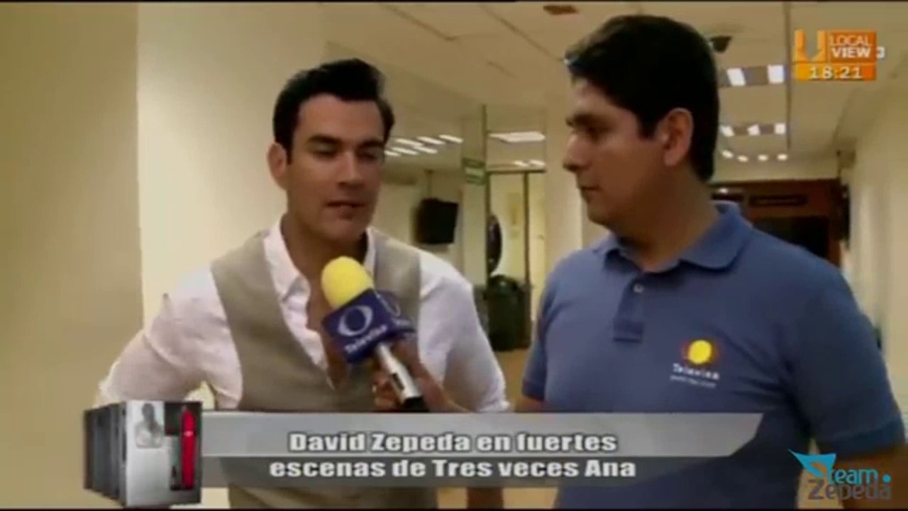 David Zepeda @davidzepeda1 en fuertes escenas de TresVecesAna
