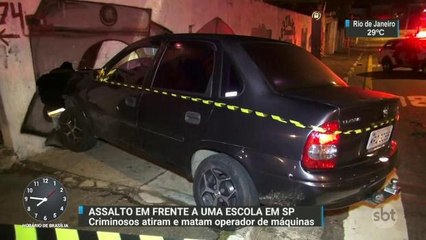 Operador de máquinas é assassinado na frente da mulher e da neta dela