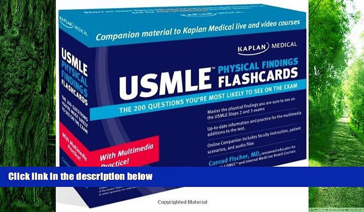 PDF Conrad Fischer Kaplan Medical USMLE Physical Findings Flashcards: The 200 Questions You re