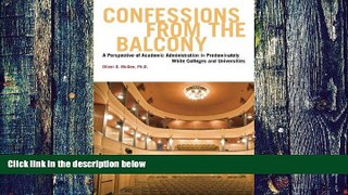 Best Price Confessions From The Balcony: A Perspective of Minority Leadership Inside a Majority