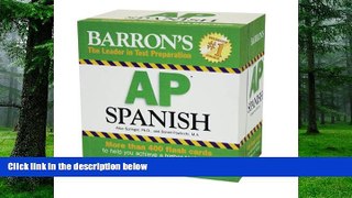 Pre Order Barron s AP Spanish Flash Cards Alice G. Springer Ph.D. On CD