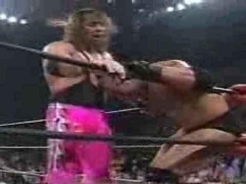 WCW - Goldberg vs Bret Hart (nWo comeback)