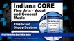 Best Price Indiana CORE Fine Arts - Vocal and General Music Flashcard Study System: Indiana CORE