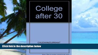 Price College after 30 CHUDWIN/DURRANT For Kindle