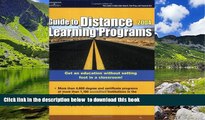 Pre Order Distance Learning Programs 2004 (Peterson s Guide to Distance Learning Programs)