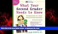 Pre Order What Your Second Grader Needs to Know (Revised and Updated): Fundamentals of a Good