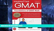 Buy Manhattan GMAT Foundations of GMAT Math, 5th Edition (Manhattan GMAT Preparation Guide: