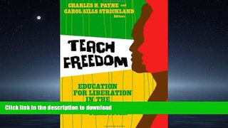 READ Teach Freedom: Education for Liberation in the African-American Tradition (Teaching for
