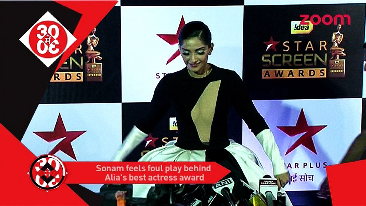 Sonam Upset About Alia Winning Best Actress, Sushant & Kriti Together All The Time