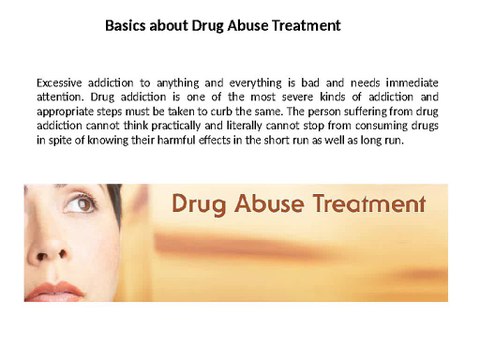 Drug Abuse Treatment | Drug De-addiction Treatment